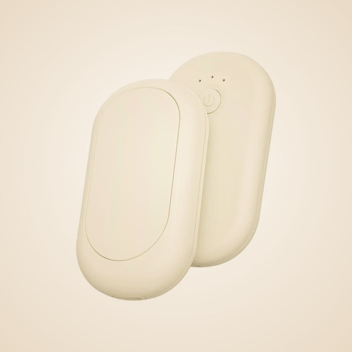 Chauffe-mains duo aimanté beige